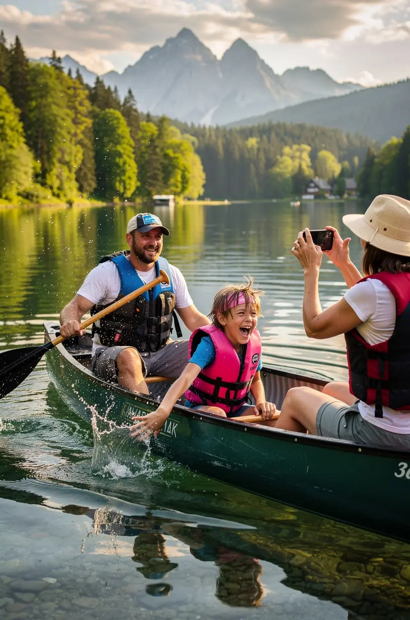 Rodinná turistika na nenáročnej trase v malebnej slovenskej prírode.